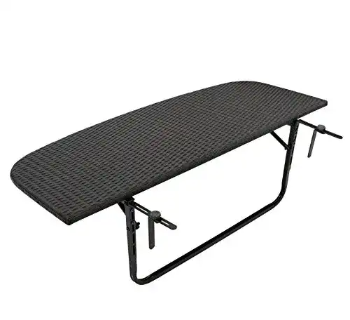 Balkonhängetisch DEGAMO Hängetisch 120x40cm, Gestell Metall