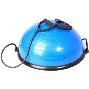 Balance-Ball SportPlus Balance Ball Halbkugel inkl. Traningsbänder