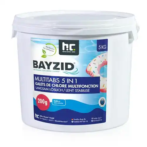 Die beste Chlortabletten (Pool) Höfer Chemie Chlor Multitabs 5 in 1 - 200g 2026 Test Bestseller Chlortabletten (Pool) Höfer Chemie Chlor Multitabs 5 in 1 – 200g