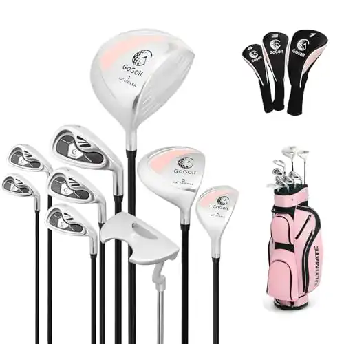Fairwayholz COSTWAY 10-teiliges komplettes Damen Set