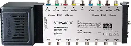 Schwaiger-Multischalter SCHWAIGER SEW4098 SAT Multischalter