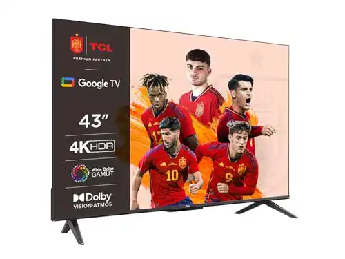 Fernseher bis 400 Euro TCL 43P739 43 Zoll Fernseher, 4K HDR