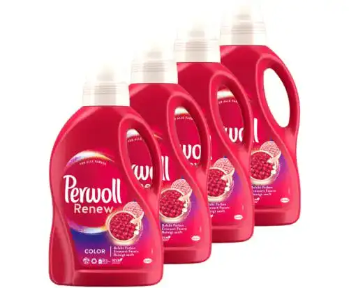 Perwoll-Flüssigwaschmittel Perwoll Renew Color, 4x