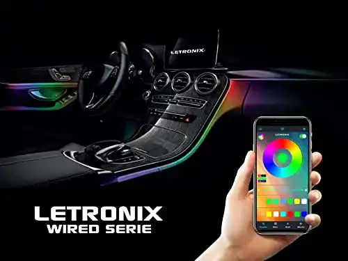 Ambientebeleuchtung Auto letronix RGB LED *Wired
