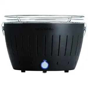 Holzkohlegrill mit Aktivbelüftung LotusGrill, Anthrazitgrau