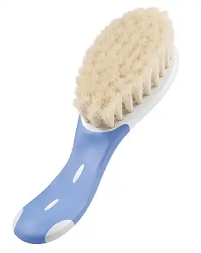 Babybürste NUK Extraweich, 100% echtes Ziegenhaar, 1 Stück