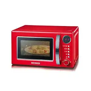 Severin-Mikrowelle SEVERIN 2-in-1 Retro, 8 Automatikprogramme