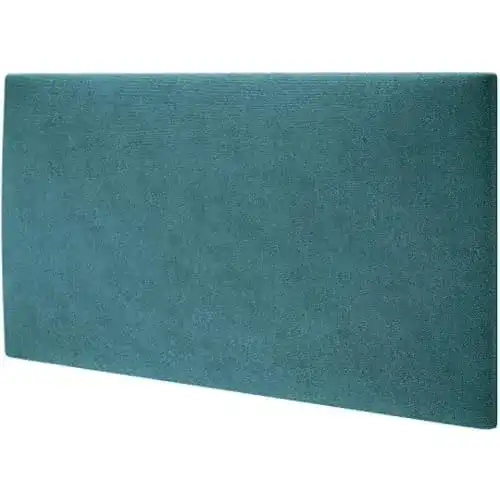 Bett-Kopfteil MOLLIS Polsterplatte, rechteckig, 60 x 30 cm, Türkis