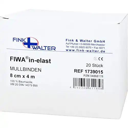 Mullbinden Fink & Walter GmbH 8 Cmx4 m 100% Baumwolle