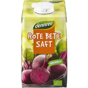 Rote-Bete-Saft dennree Bio Rote Betesaft (2 x 500 ml)