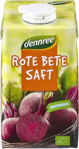 Rote-Bete-Saft dennree Bio Rote Betesaft (2 x 500 ml)
