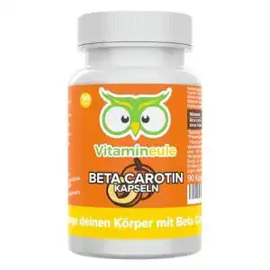 Beta-Carotin Vitamineule Beta Carotin Kapseln, hochdosiert