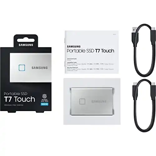 Samsung-Externe-Festplatte Samsung T7 Touch Portable 500 GB
