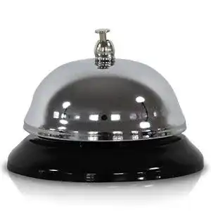 Tischglocke infactory: Rezeptions-Glocke mit 85 mm Durchmesser