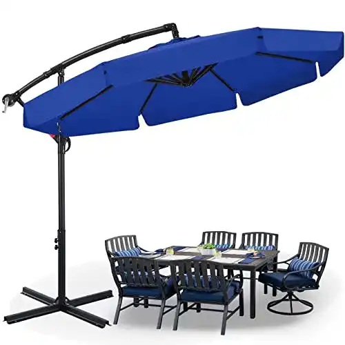 Sonnenschirm mit Ständer ABCCANOPY 270cm Sonnenschirm