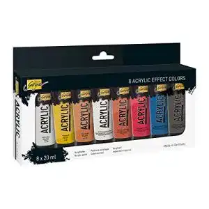 Acrylfarben Kreul 84174 – Solo Goya Acrylic Effektfarben Set