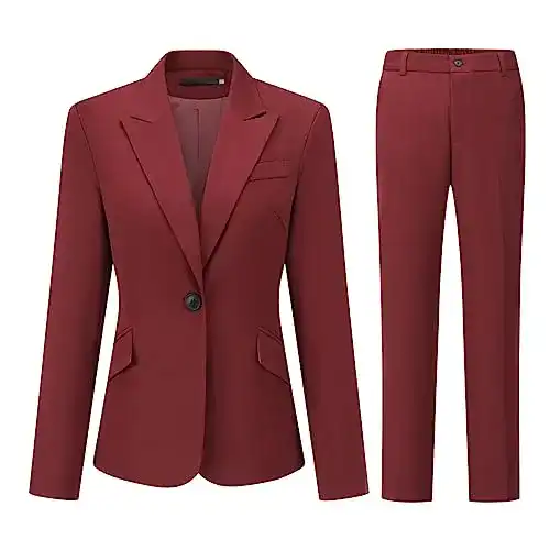 Hosenanzug YYNUDA Damen Business Outfit Slim Fit Elegant