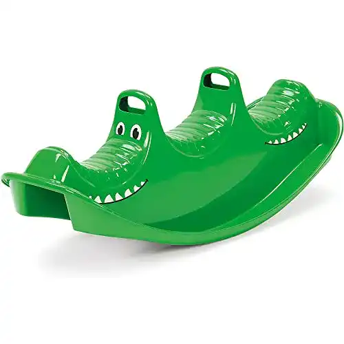 Wippe Dantoy 3-Sitzer und Schaukelpferd, robuster Kunststoff