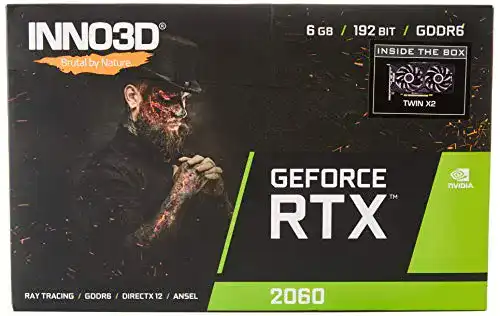 GeForce RTX 2060 Inno3D Twin X2 6GB GDDR6 192-bit 14Gbps