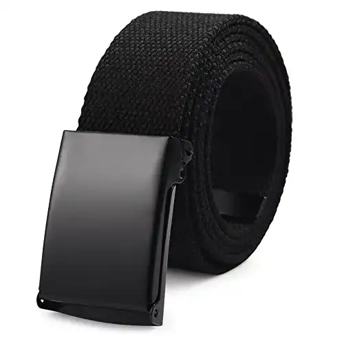 Automatik-Gürtel OOPOR Unisex Gürtel Nylon Canvas Belt