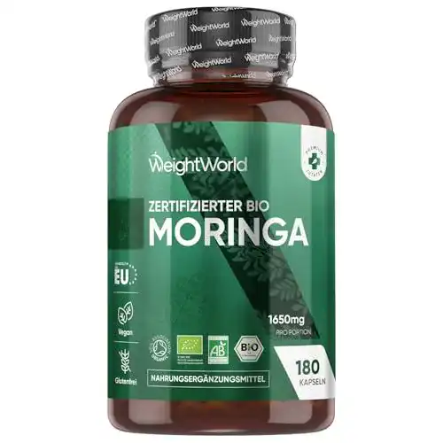 Moringa-Kapseln WeightWorld BIO Moringa Kapseln, 120 Kapseln