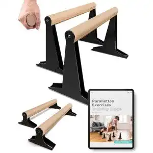 Parallettes PULLUP & DIP Holz , Low & Medium Minibarren