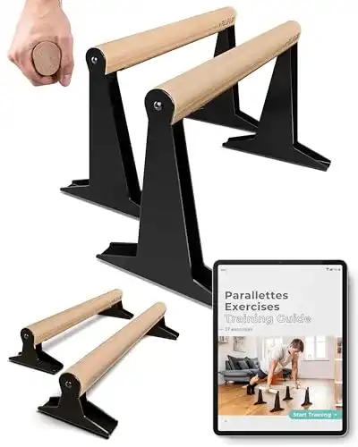 Parallettes PULLUP & DIP Holz , Low & Medium Minibarren