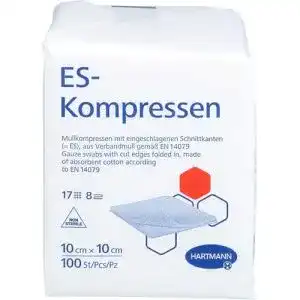 Kompressen Paul Hartmann AG ES- Unsteril 10×10 cm 8fach