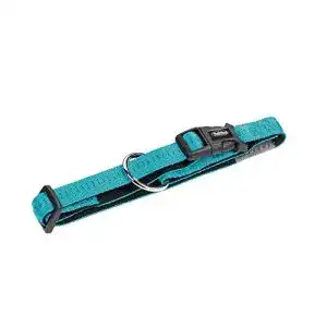 Hundehalsband Nobby Halsband “Soft Grip” türkis L: 20-30 cm