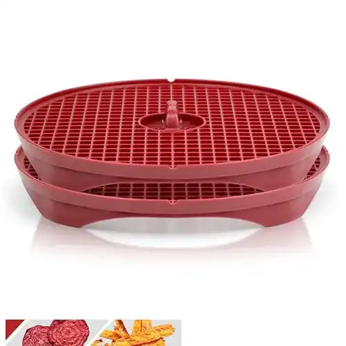 Chipsmaker Mikrowelle Börner Crispymaker (2er Set/Rot)
