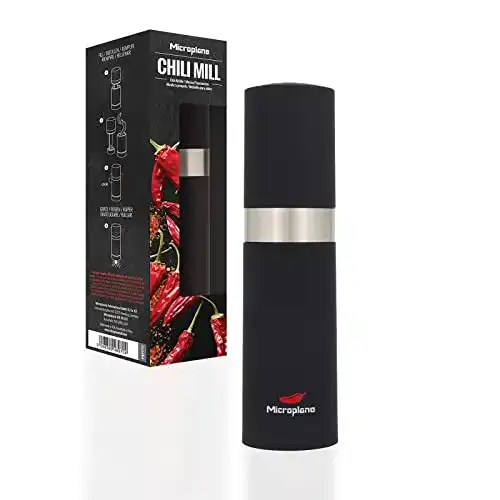 Chilimühle Microplane, rasiermesserscharfe Edelstahlklingen