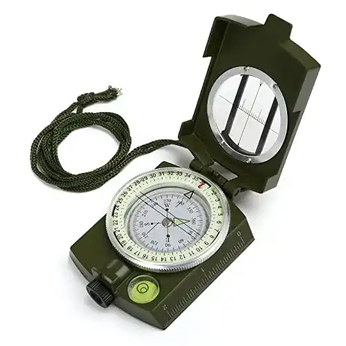 Kompass GWHOLE Militär Marsch mit Tasche für Camping