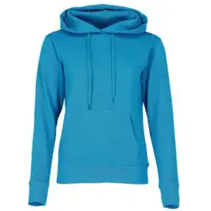 Hoodie Fruit of the Loom Lady-Fit Hooded Sweat M,Azure Blue