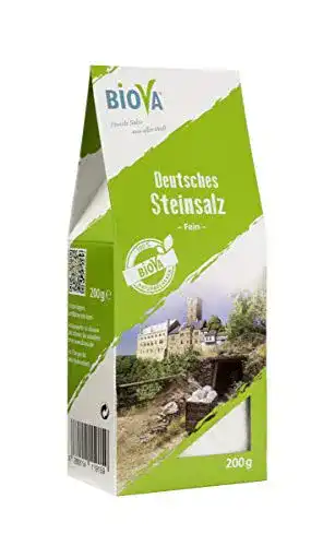 Die beste Steinsalz Biova Gourmetsalz Deutsches Fein 0,1-0,7mm 200g 2026 Test Bestseller Steinsalz Biova Gourmetsalz Deutsches Fein 0,1-0,7mm 200g
