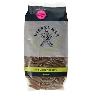 Dinkelnudeln Dinkel Max Vollkorn Penne Bio, 5er Pack (5 x 500 g)