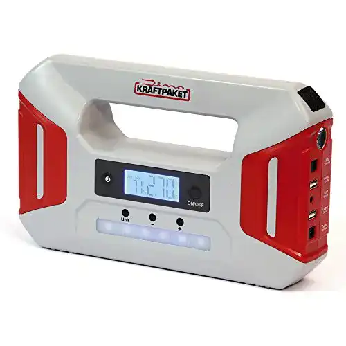 Starthilfegerät mit Kompressor Dino KRAFTPAKET 12V-600A