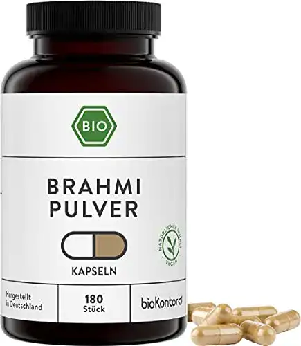 Brahmi bioKontor Kapseln BIO | 180 Kapseln | 1500 mg je Tagedosis