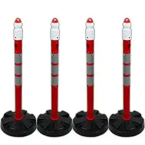 Kettenpfosten-Set UvV ® Quad (4 Stück) Kettenpfosten Ø63 x 1000