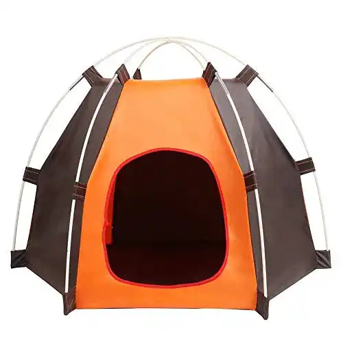 Hundezelt OUGE Tragbares, faltbares Hunde-Zelt, 20 x 24 cm