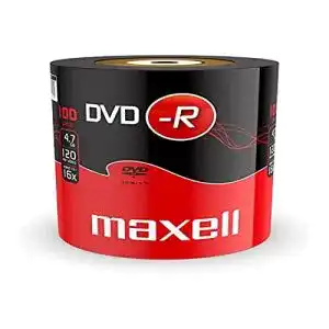 DVD-R Maxell 275733 Rohlinge, 16x Speed, 4,7GB, 100er