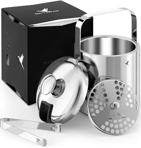 Eiskübel Beyond Eiswürfelbehälter mit Deckel und Zange, 1,3 Liter