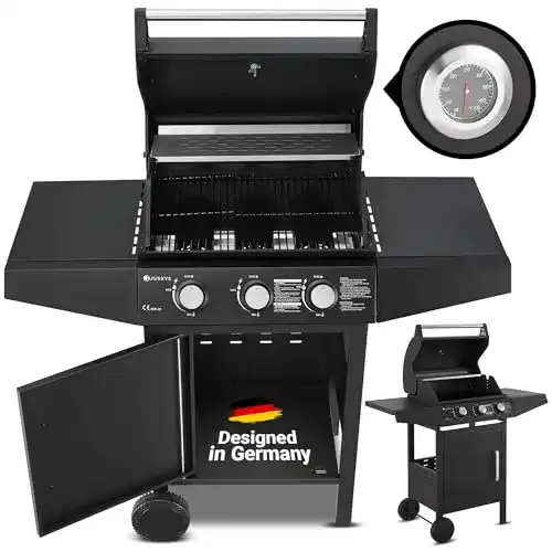 Gasgrill bis 200 Euro Juskys BBQ Gasgrill Louisiana 3 Brenner