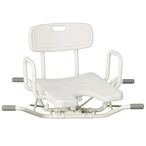 Badewannensitz RUSSKA Aluminium, drehbar