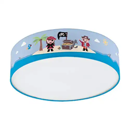 Kinderlampen EGLO SAN CARLO Deckenlampe aus Stoff