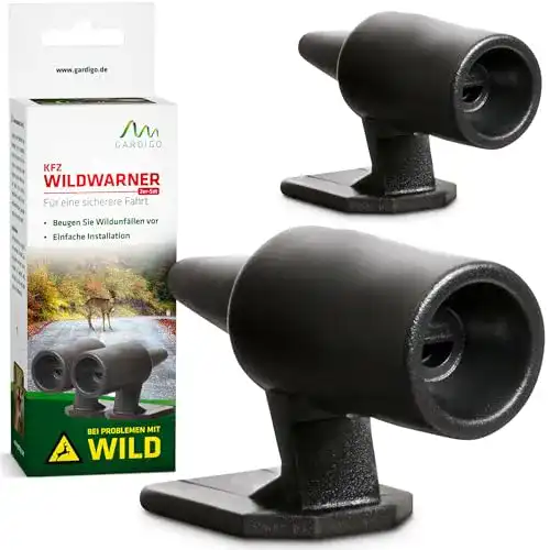 Wildwarner Gardigo 2er Set für Kfz, Auto, PKW, Motorrad