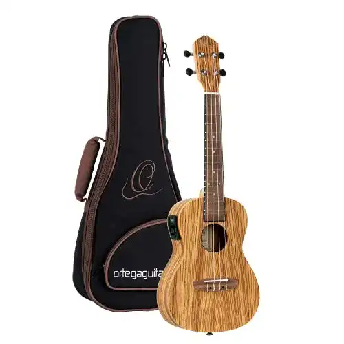 Ukulele Ortega Guitars Konzert – Timber Series – elektro-akustisch