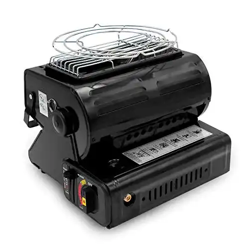 Zeltheizung Gas Yinleader Keramik Gasheizung 1.3 kW schwarz