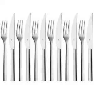 Steakbesteck WMF Nuova 12-teilig, für 6 Personen, Cromargan