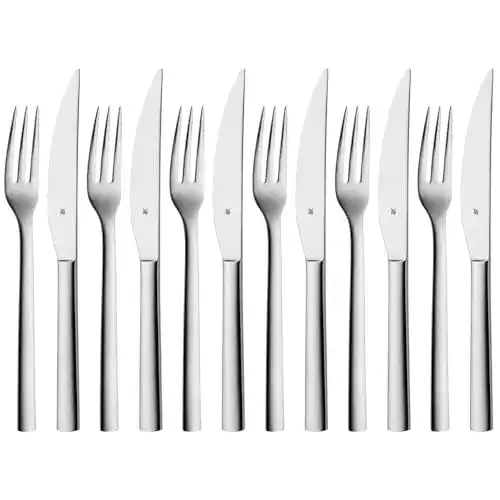 Steakbesteck WMF Nuova 12-teilig, für 6 Personen, Cromargan