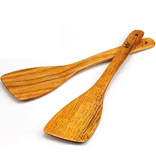 Pfannenwender Holz moonwood Holzspatel Set zum Kochen